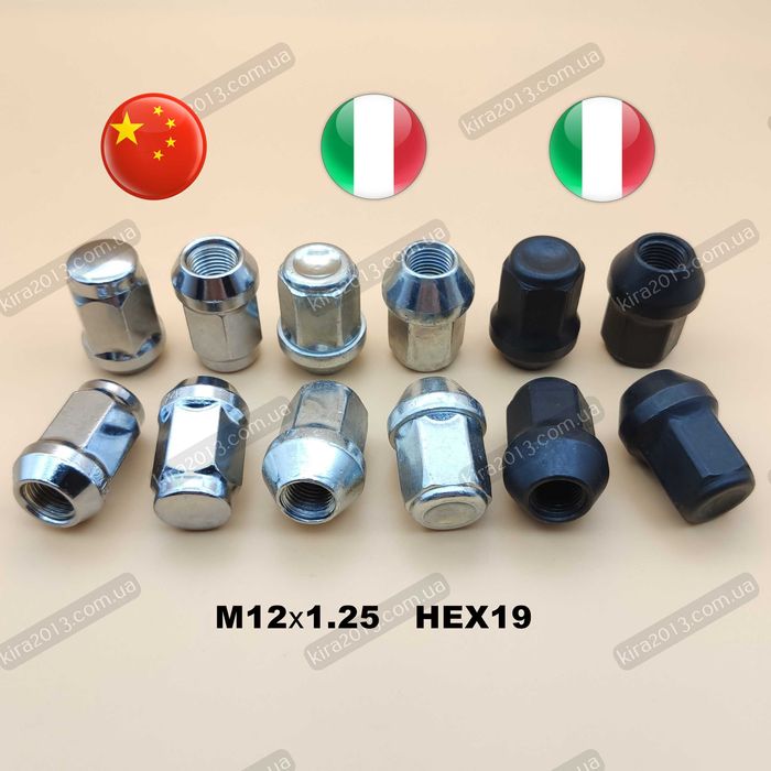 Гайки M12х1,25 Ниссан Субару Сузуки Инфинити Nissan Subaru Suzuki