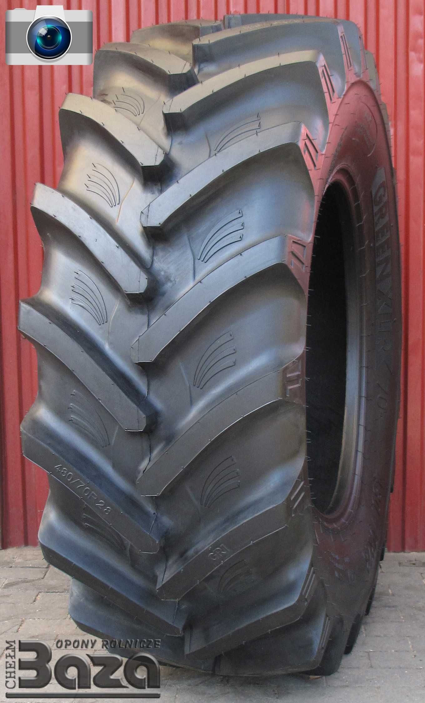 BAZĄ Opona 480/70R28 GRI XLR-70 D Super Elastyczna Szeroka Mocna + TK!