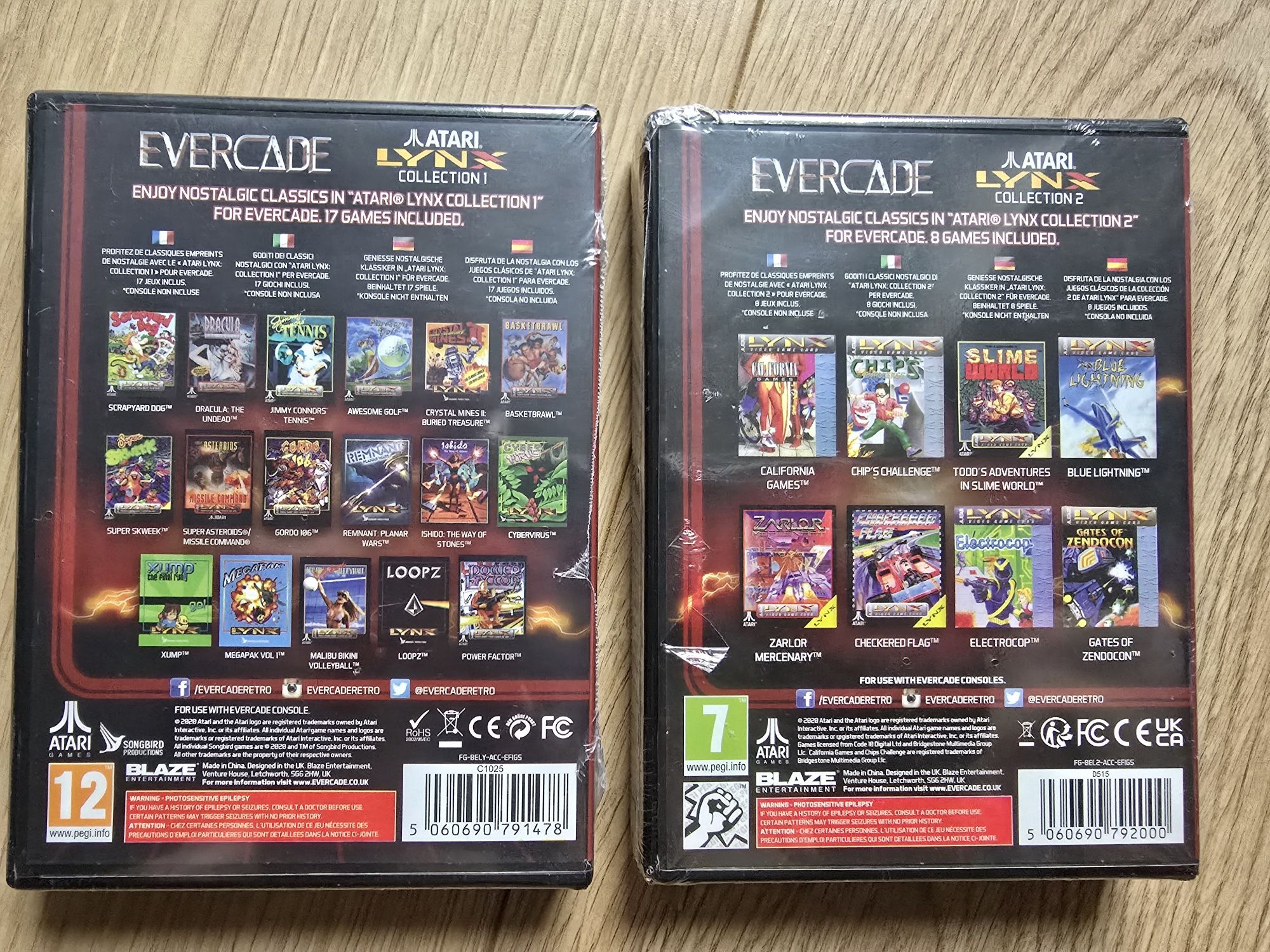 Nowe Evercade Atari lynx collection 1 i 2