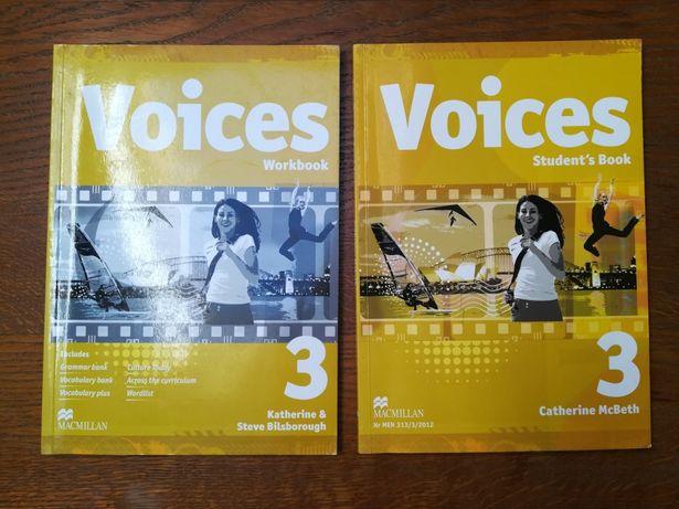 Voices 3 stan idealny podręcznik + ćwiczenia