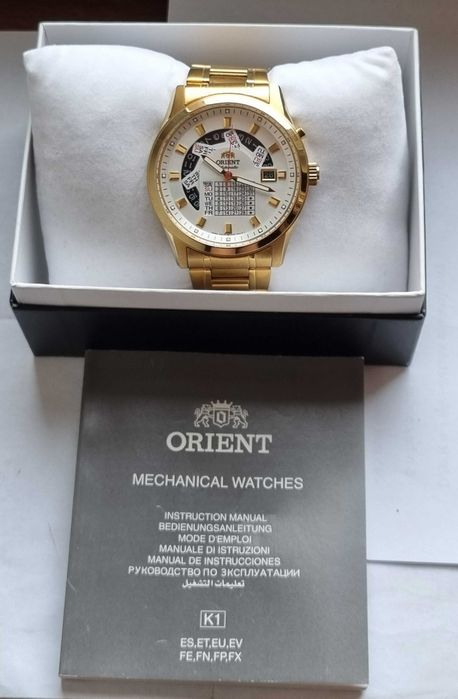 Orient Multi Year Calendar - Gold Edition- Bardzo dobry stan !