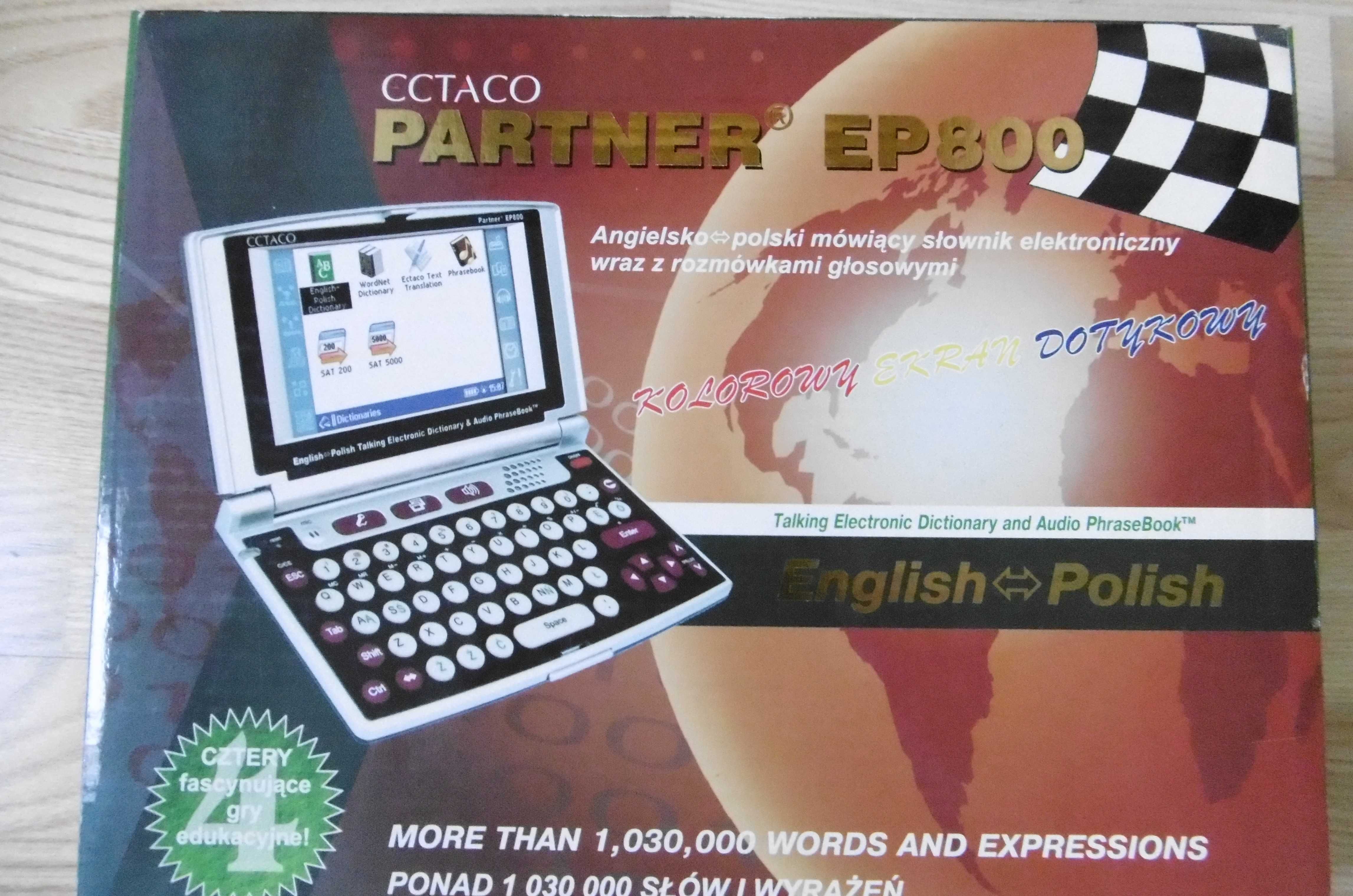ECTACO PARTNER EP800 Słownik tłumacz elektro ang -pol /pol-ang