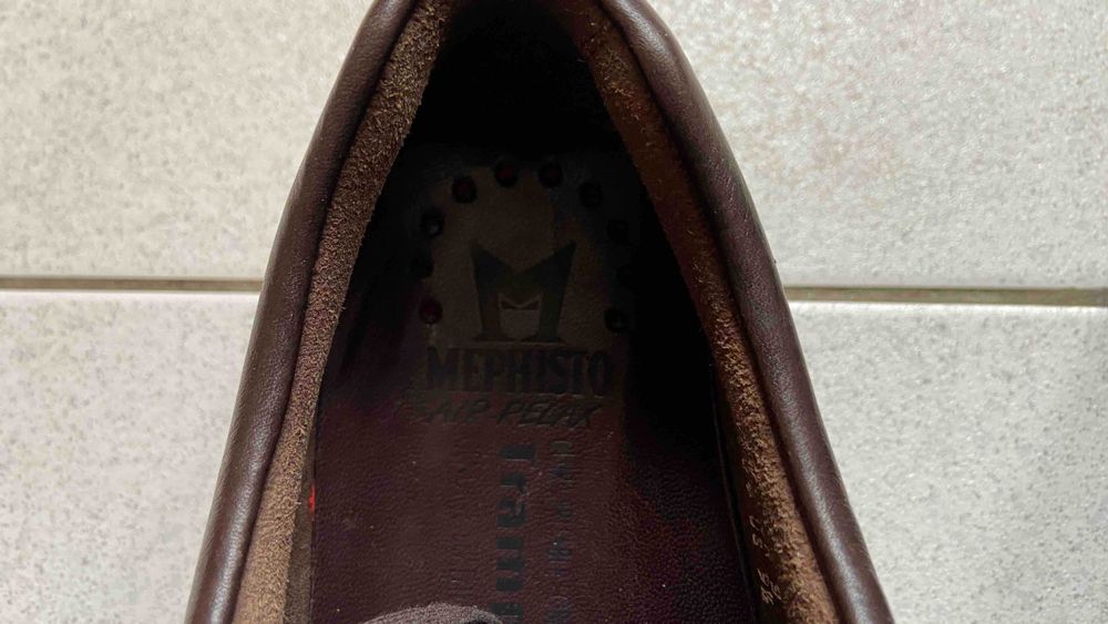 Нові чоловічі шкіряні туфлі лофери Mephisto з Німеччини зозмір 42-43