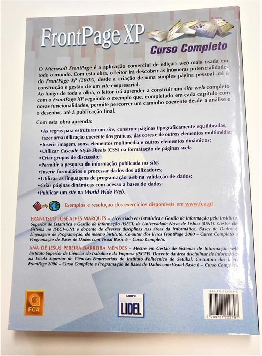 Livro FrontPage XP : Curso Completo