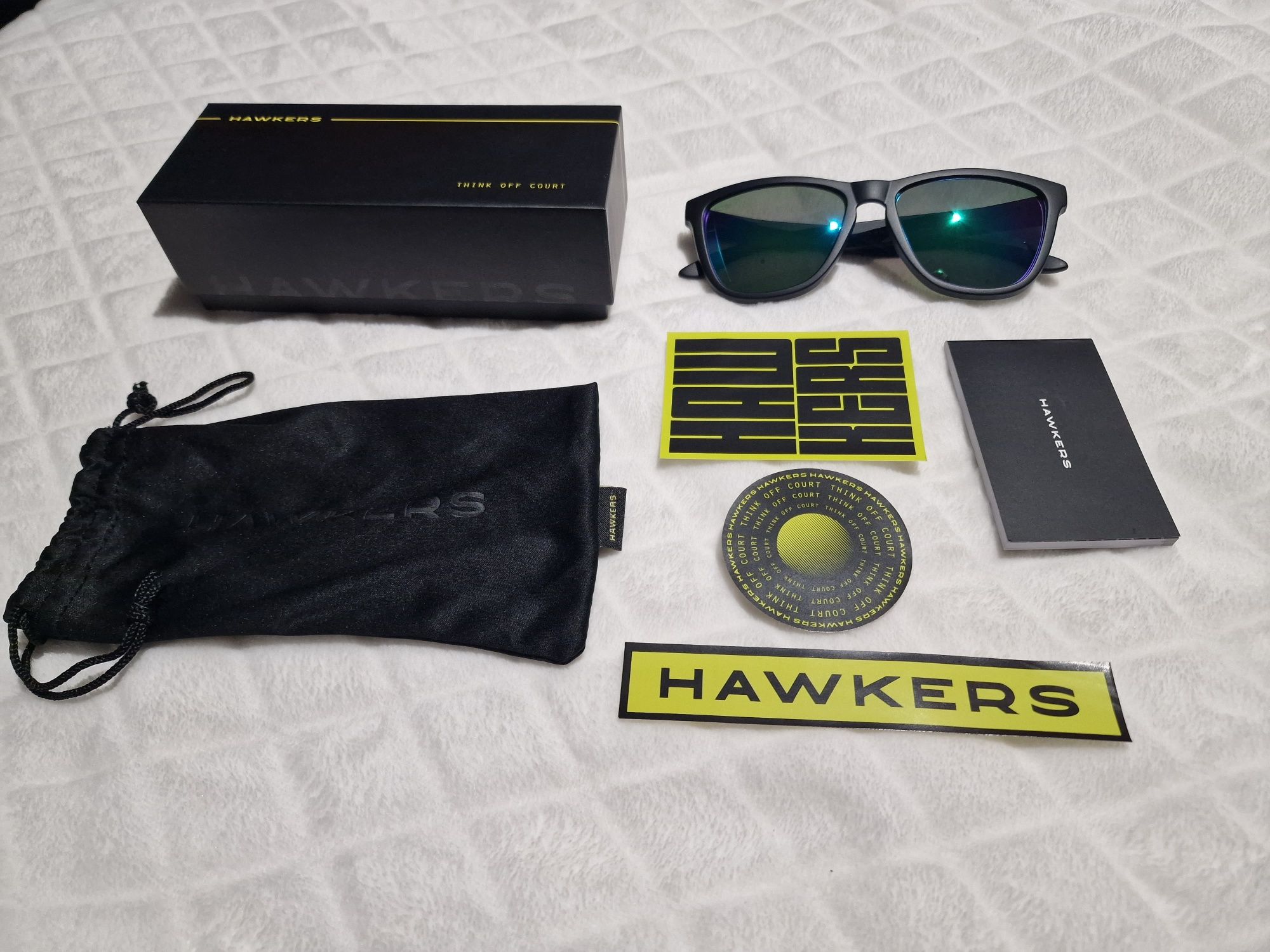 Óculos de sol Hawkers carbon black emerald one