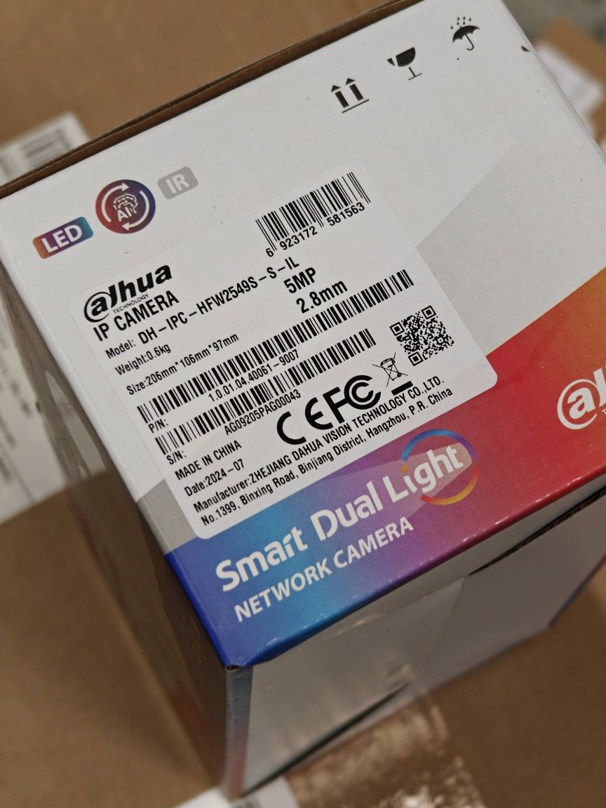 Kamera IP tubowa DAHUA IPC-HFW2549S-S-IL-0280B 5MPX WizSense