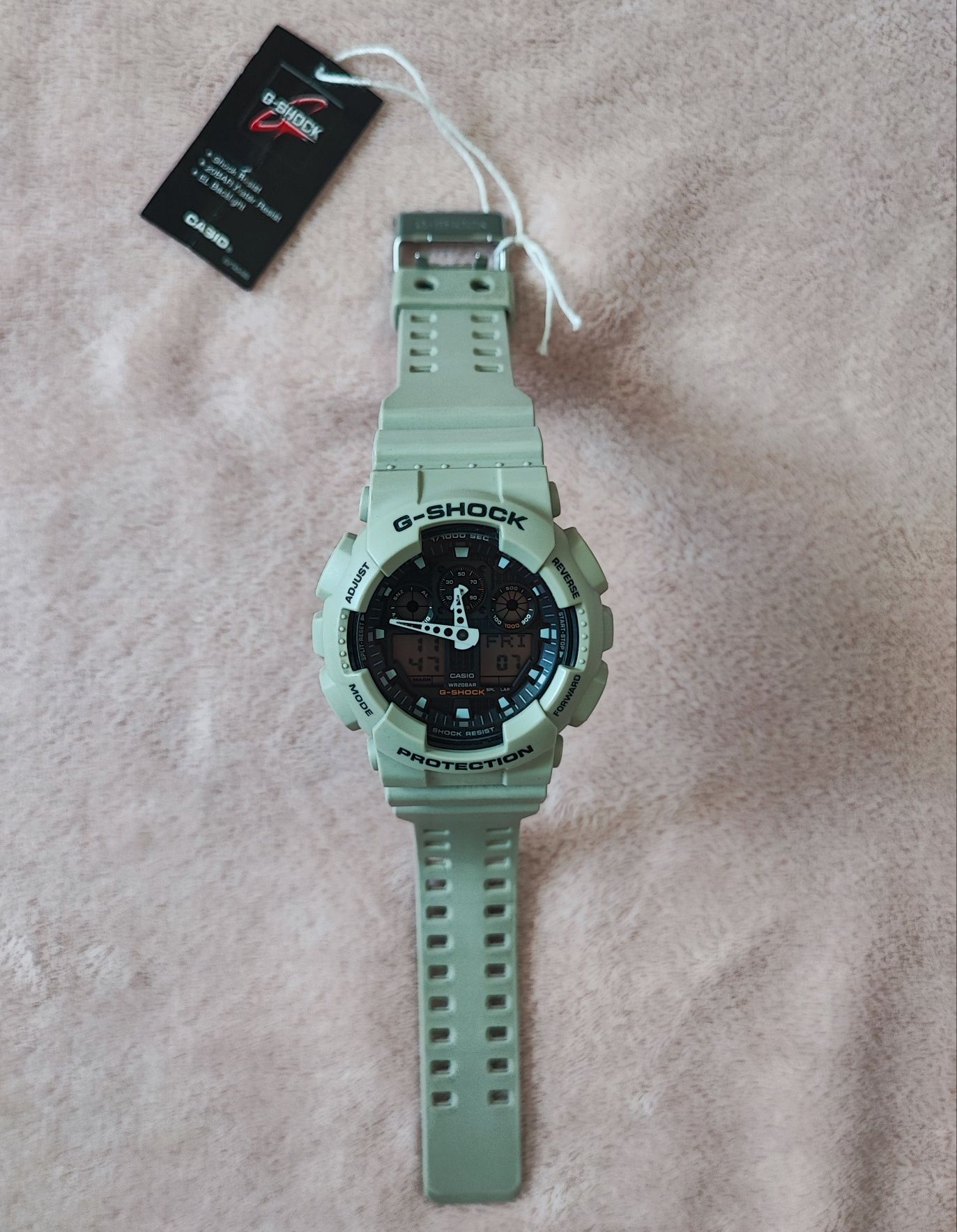 ОРИГИНАЛ/CASIO G-SHOCK GA-100SD-8AER, Касио,часы,секундомер,будильник