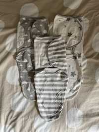 Pack 2x Cobertores / Swaddle | Little Seeds | 0-3 meses