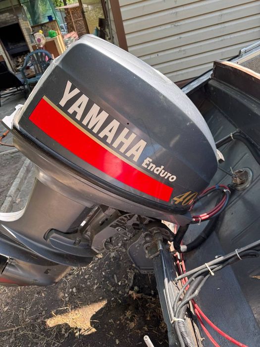 Прогресс 4 с мотором Yamaha enduro 40