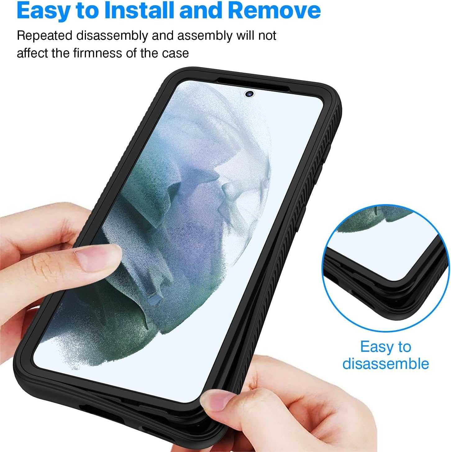 CENHUFO etui 360 do Samsung Galaxy S21 5G etui pancerne mocne