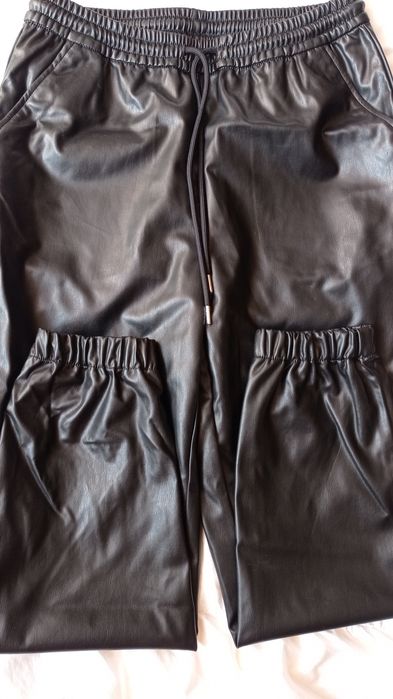 Джогеры из эко кожи