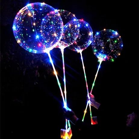 Bobo 20 диаметр шарики на день рождения, воздушные бобо, светящиеся