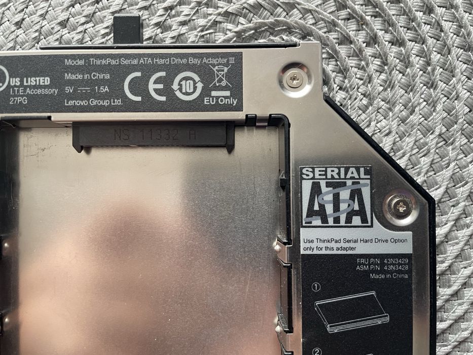Lenovo ThinkPad Serial ATA Hard Drive Bay Adapter III