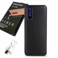 POWER BANK Mondax sc-12m  с экраном 3 выхода, рабочий чёрный корпус