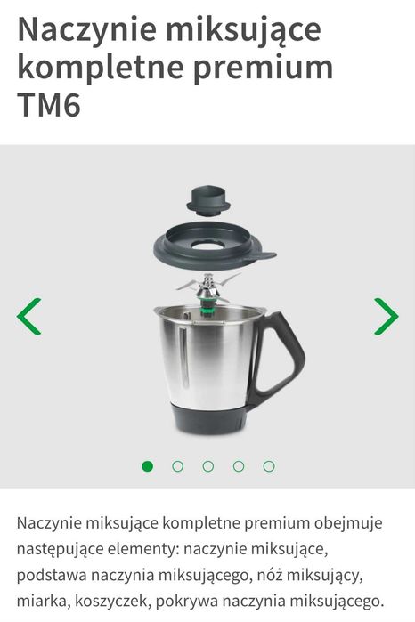 Naczynie miksujące Thermomix TM6! Oryginalne. NOWE w kartonie!