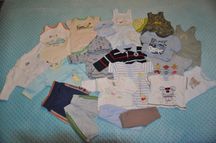 Zestaw ubranek chłopięcych paka 50-56 cm 0-3m NEXT George Disney