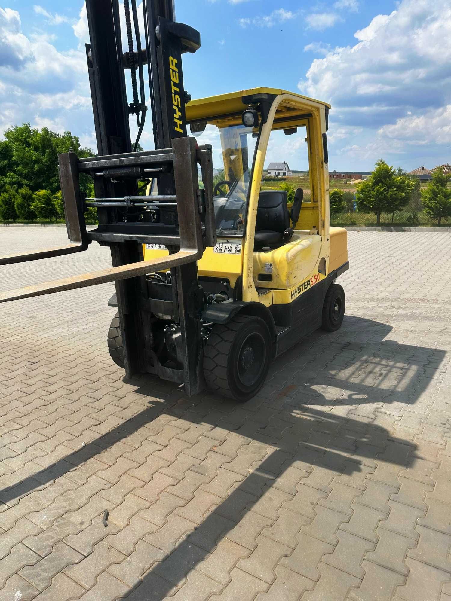 wózek widłowy HYSTER H3.5FT diesel przesuw pozycjoner 2010