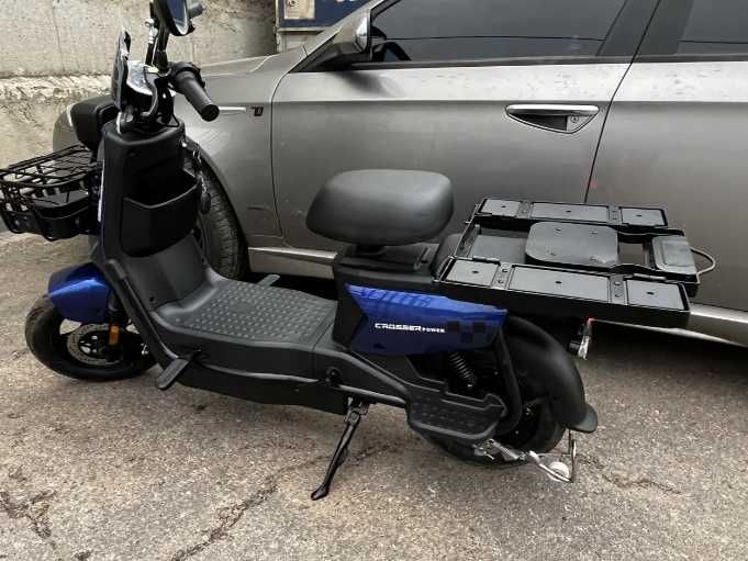 ТОП!Электроскутер Crosser мотор 1200W скоростной и выносливый\под все!