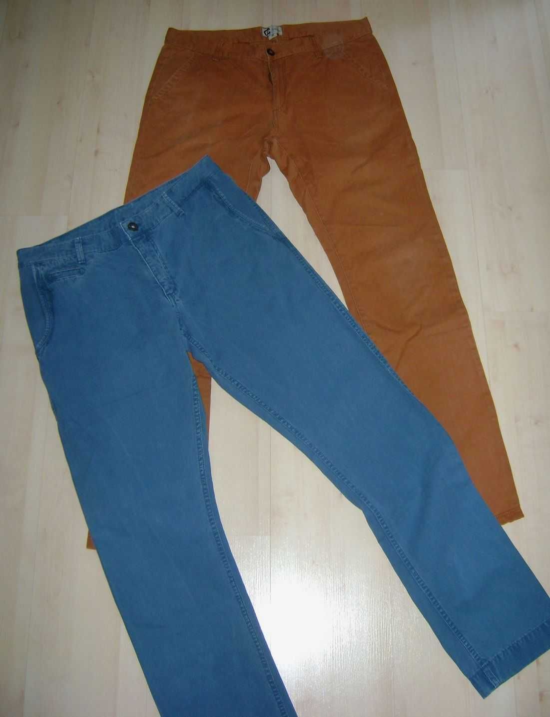 spodnie jeans męskie chino h&m roz XL W33