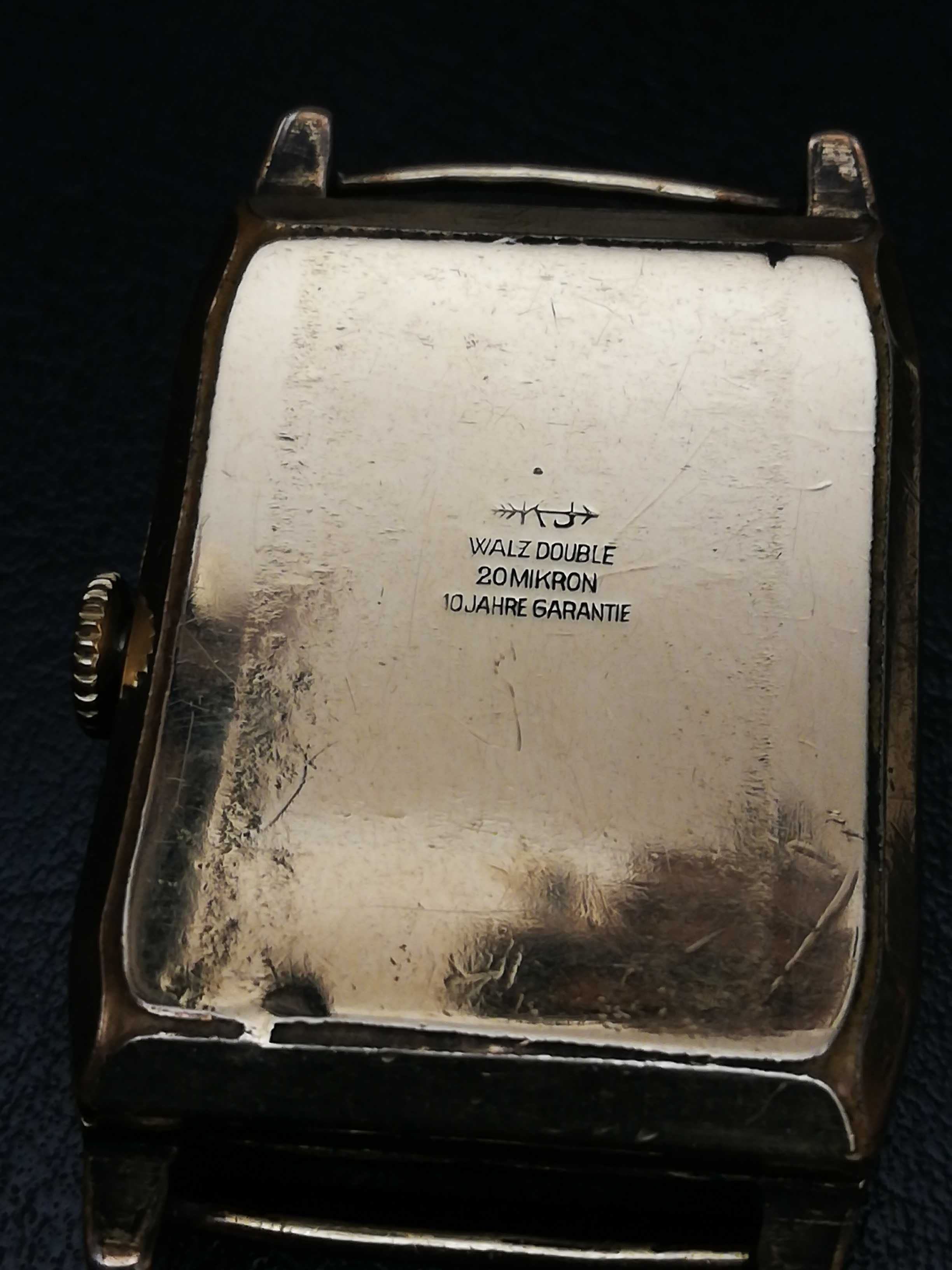 Sprzedam pozłacany męski zegarek Junghans cal. 80 tarcza dwutonowa
