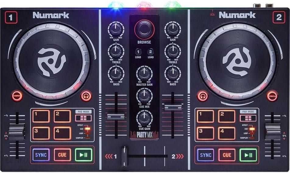 Kontroler Dj Numark Party Mix konsola mikser z RGB