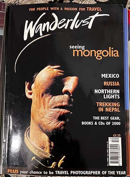 COLEÇÃO DE 10 REVISTAS WANDERLUST ENCADERNADAS