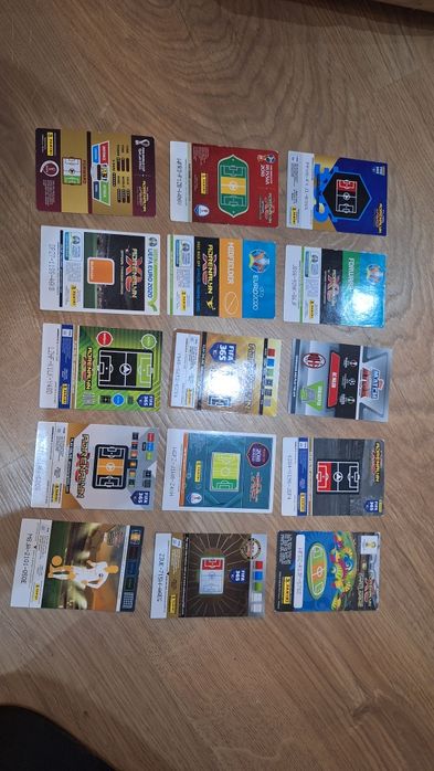 Karty piłkarskie adrenalin xl, 1800 szt od 2014 do 2024