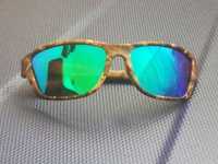Zielone okulary wędkarskie z linką polaryzacja filtr UV400