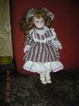 stara lalka porcelanowa wys. 40 cm