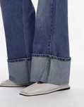 Topshop 41 Skórzane Baleriny Charlotte Off White Wide Fit H16605