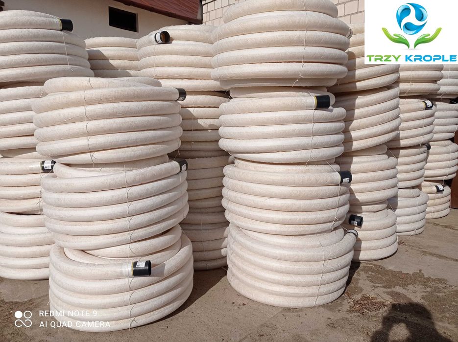 Rura drenarska fi 100 perforowana melioracyjna w otulinie CAŁA POLSKA