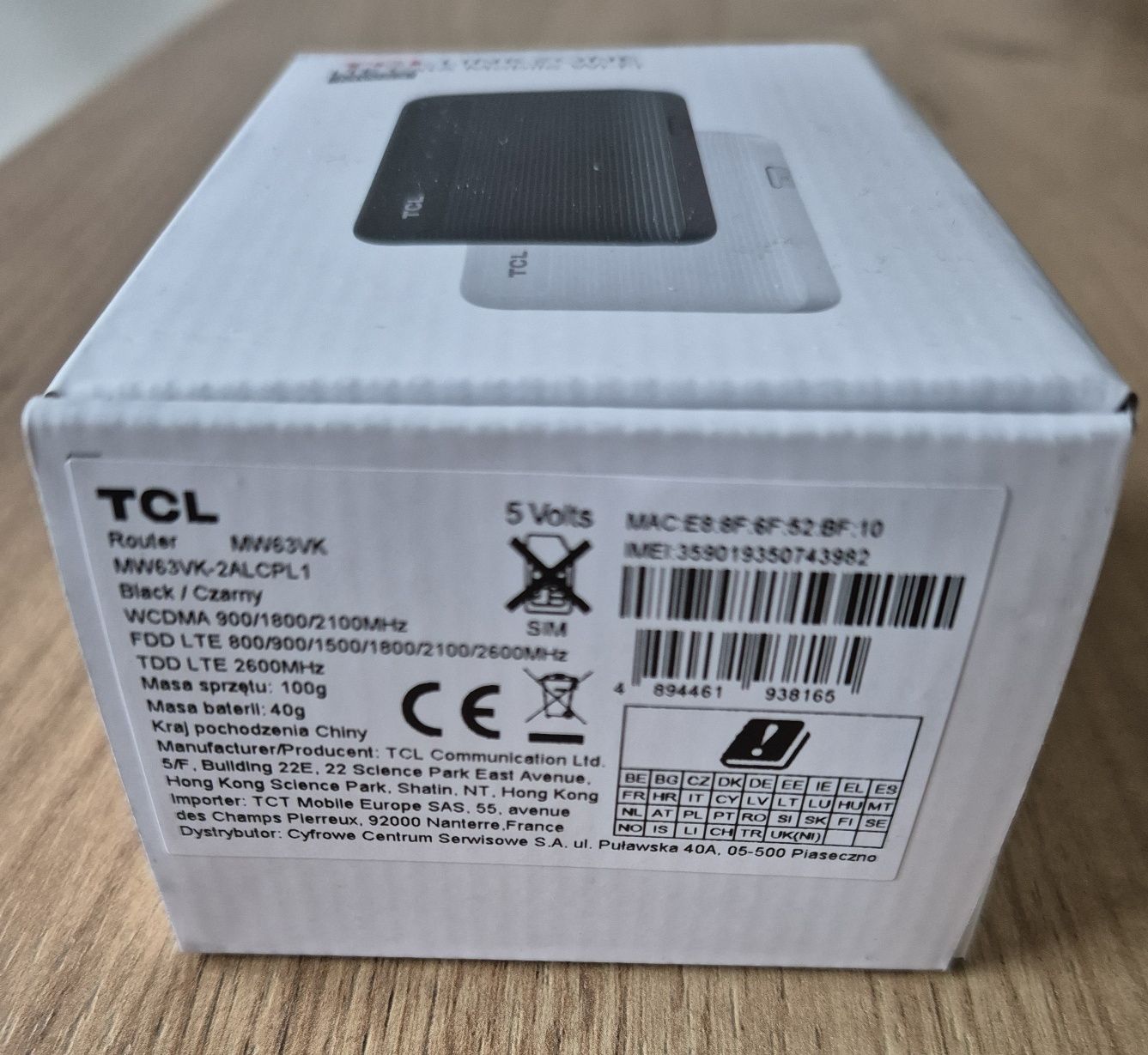 Mobilny Router TCL Linkzone LTE Cat6 Mobile Wi-Fi