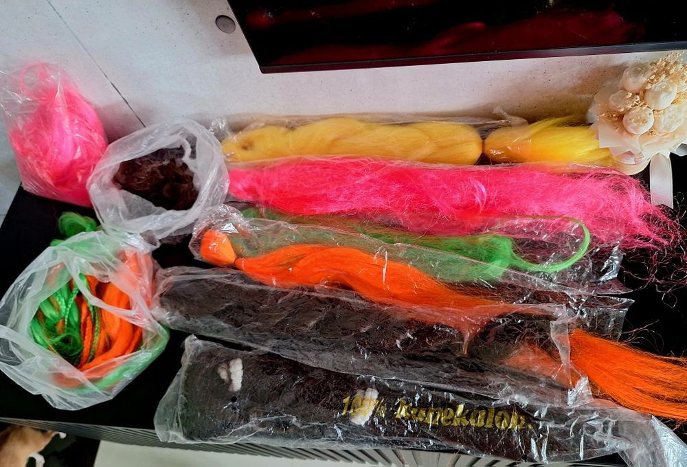 włosy sztuczne do  Warkoczyków