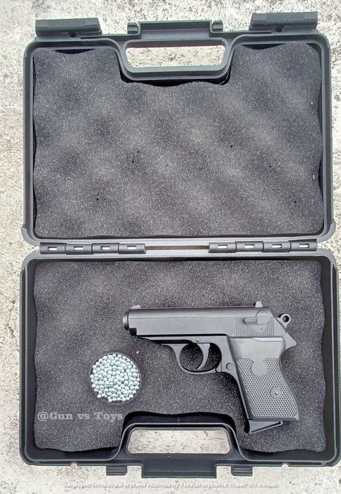 Металевий пістолет ПМ Реалістичний іграшковий макаров на пулях 6мм