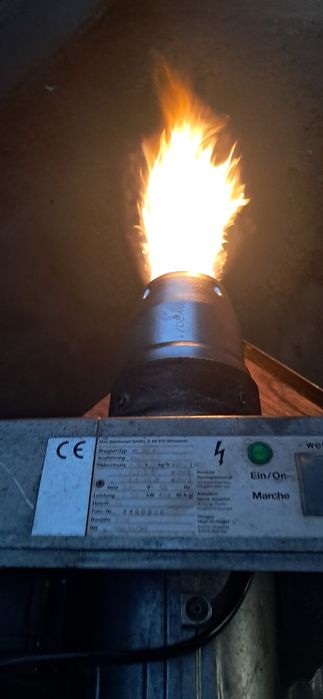 Palnik olejowy na olej opałowy weishaupt  wl20