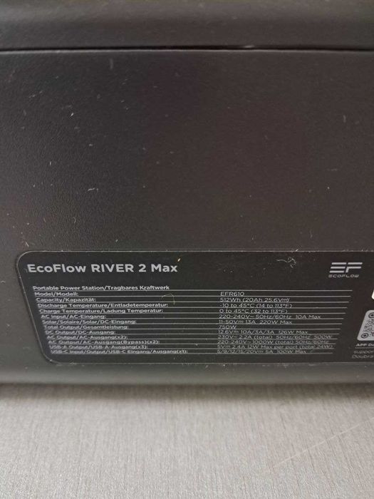 Зарядна станція EcoFlow RIVER 2 Max EFR610