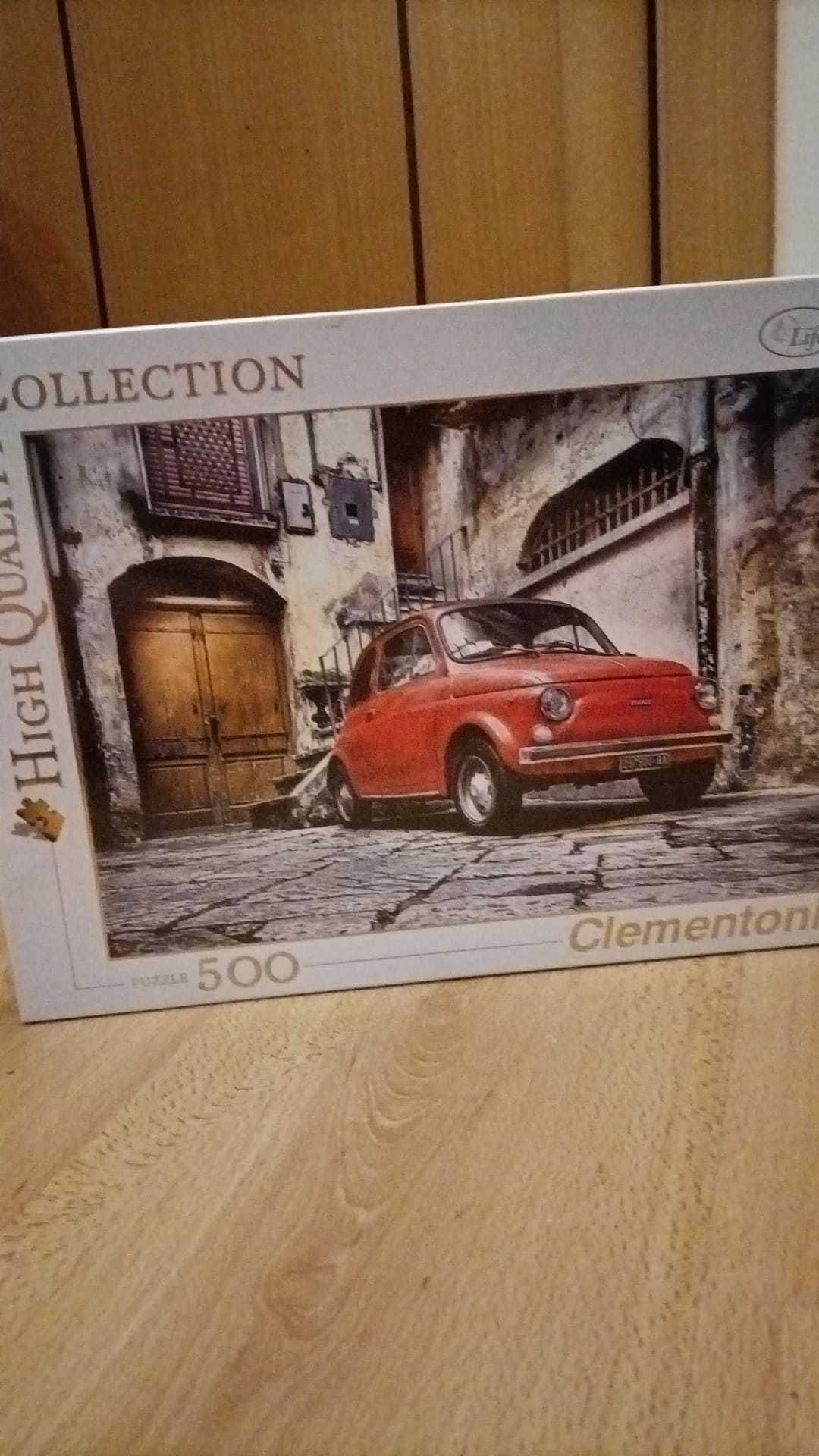 Puzzle Fiat 500 - Clementoni 500 peças