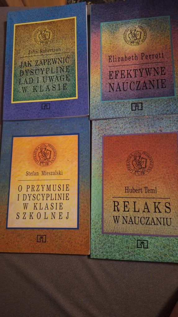 Zestaw książek z serii Literatura Pedagogiczna
