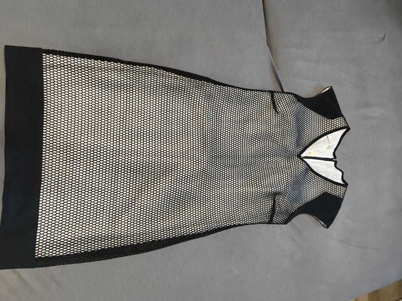 Apanage femme śliczna elegancka sukienka siateczka s/m