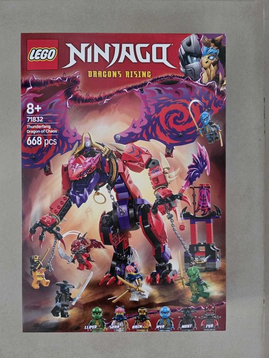 Lego 71832 Ninjago - Thunderfang Dragon of Chaos - Novo e Selado