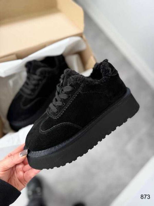 Чорні сноубутси на шнурівці, черевики, зимние сноубутсы черные 36-40