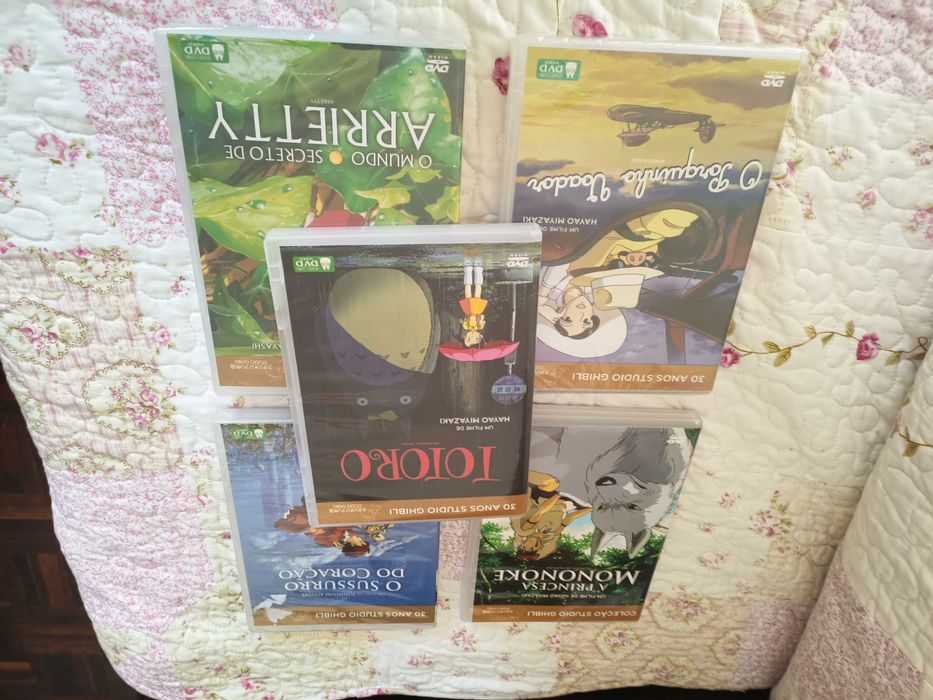 Coleção DVD de anime clássicos de animação japonesa