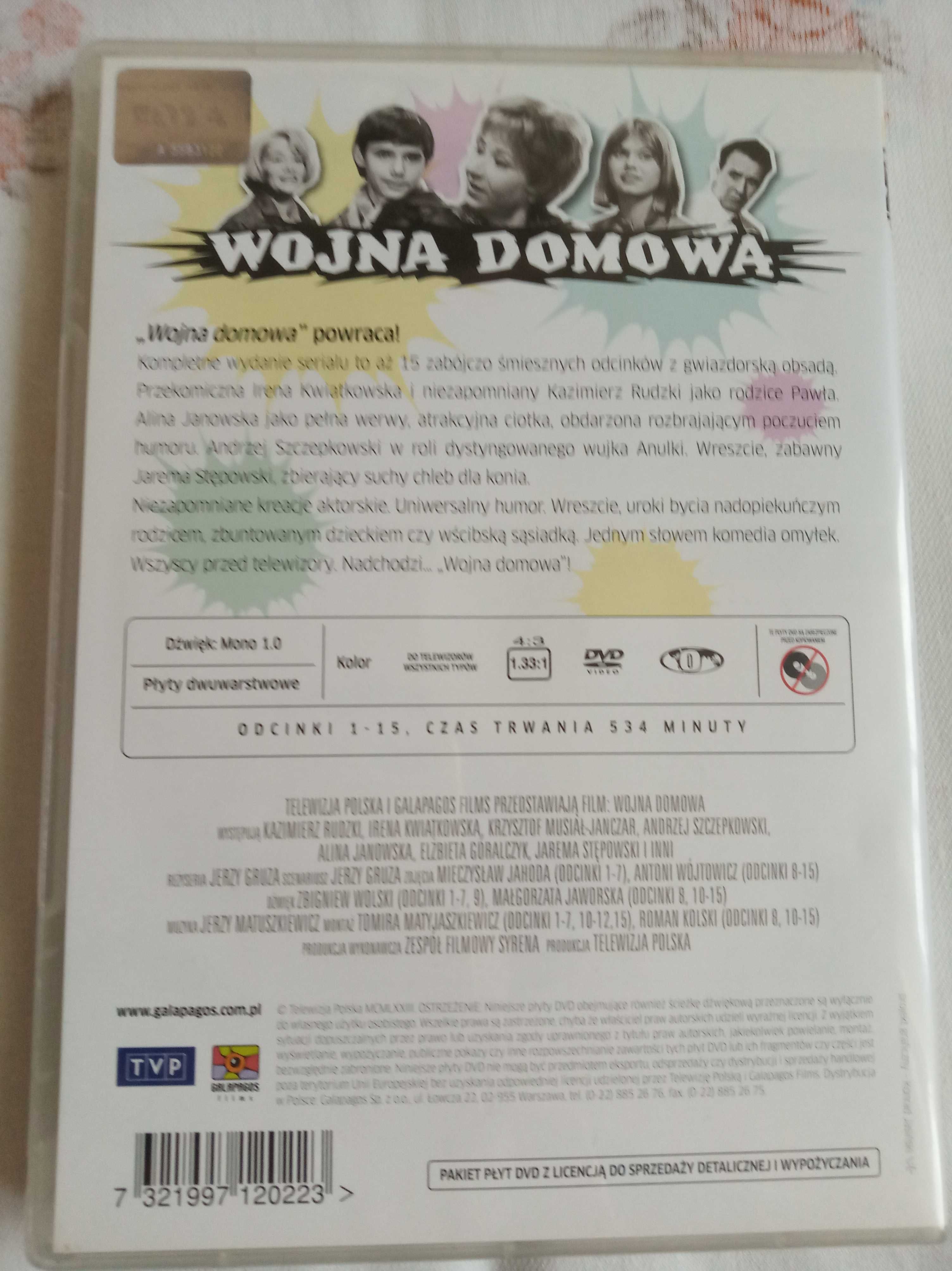 Wojna domowa DVD - kompletne wydanie, 4 płyty w pudełku