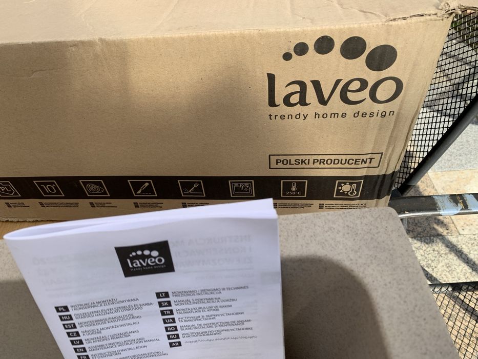 Nowy zlewozmywak granitowy dwukomorowy