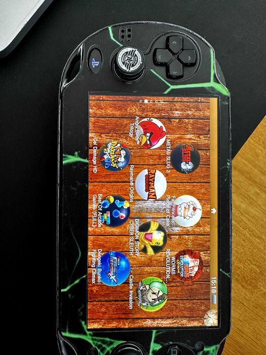 Ps Vita destravada cartão original de 4GB e SD de 64GB