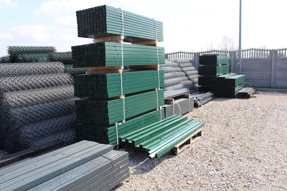 Słupek ogrodzeniowy ocynkowany + RAL 60x40 2000mm