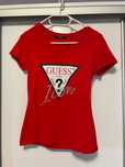 Czerwony t-shirt Guess/ czerwona koszulka Guess