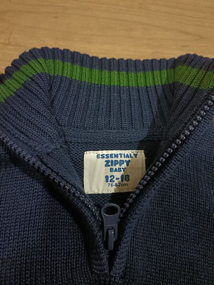 Pullover Zippy + Meias calças Metro Company -12 a 18 meses