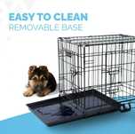 Novo! Dog Crate Jaula Transportadora Metálica XS S M L XL XXL