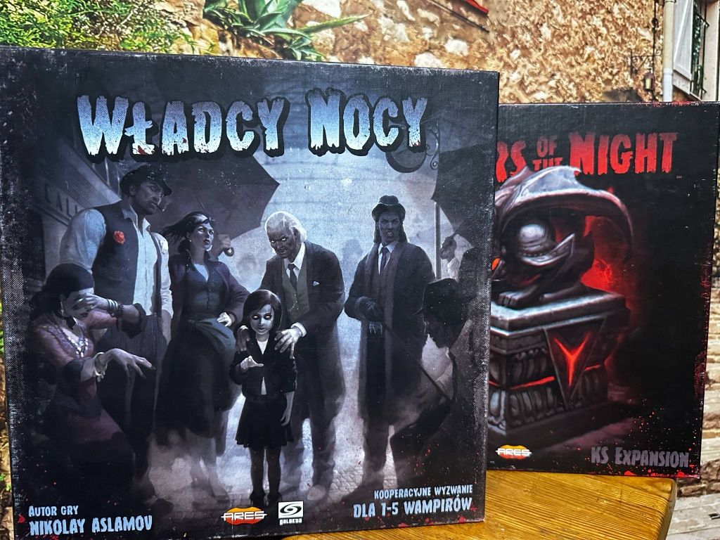 Władcy nocy gra planszowa, wersja Kickstarter